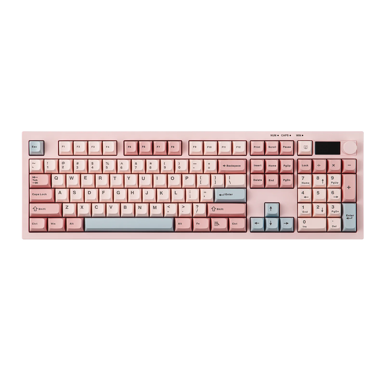 AULA S102 PRO Tri-mode Silent Membrane Keyboard TFT Display Volume Knob RGB Backlit Full Size ANSI US for Computer Gamer Office