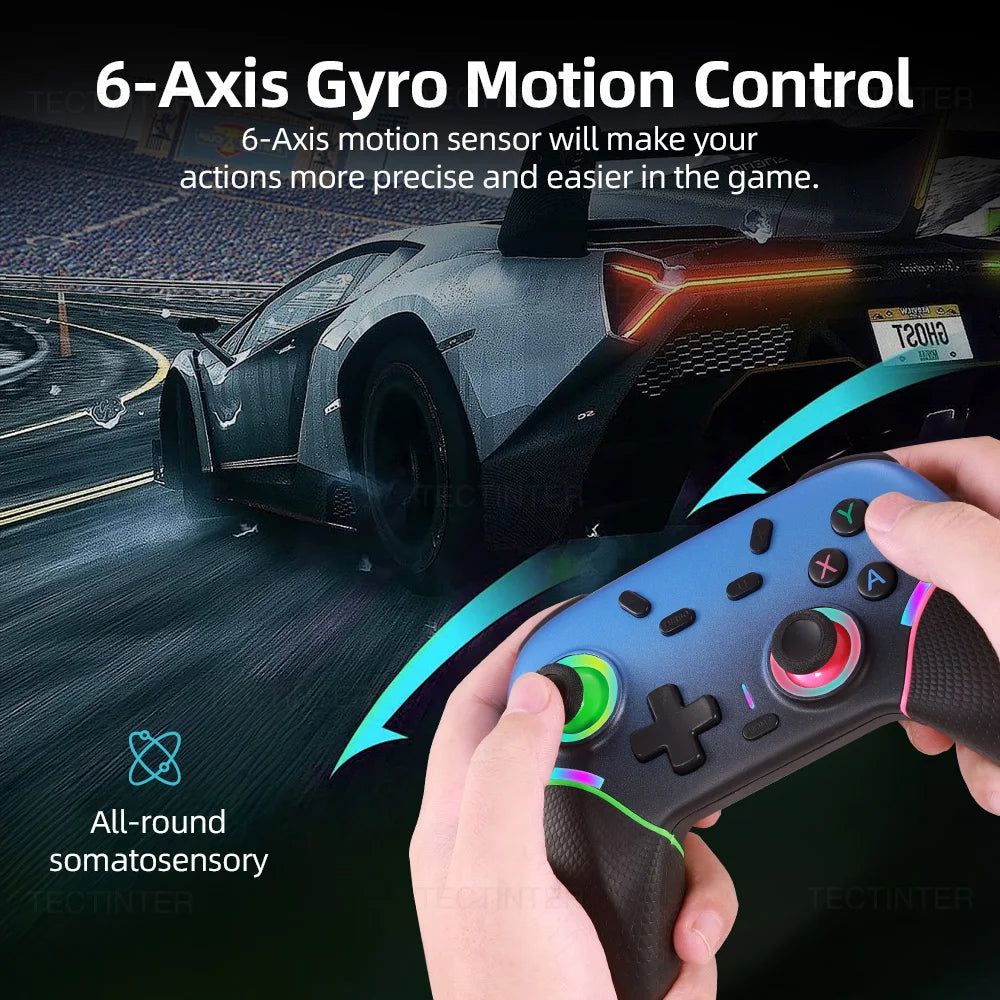 Wireless Gamepads For Nintendo Switch 2/PS4/PS3 Controller For Switch 1 Controle PC Gaming Joystick Gamer
