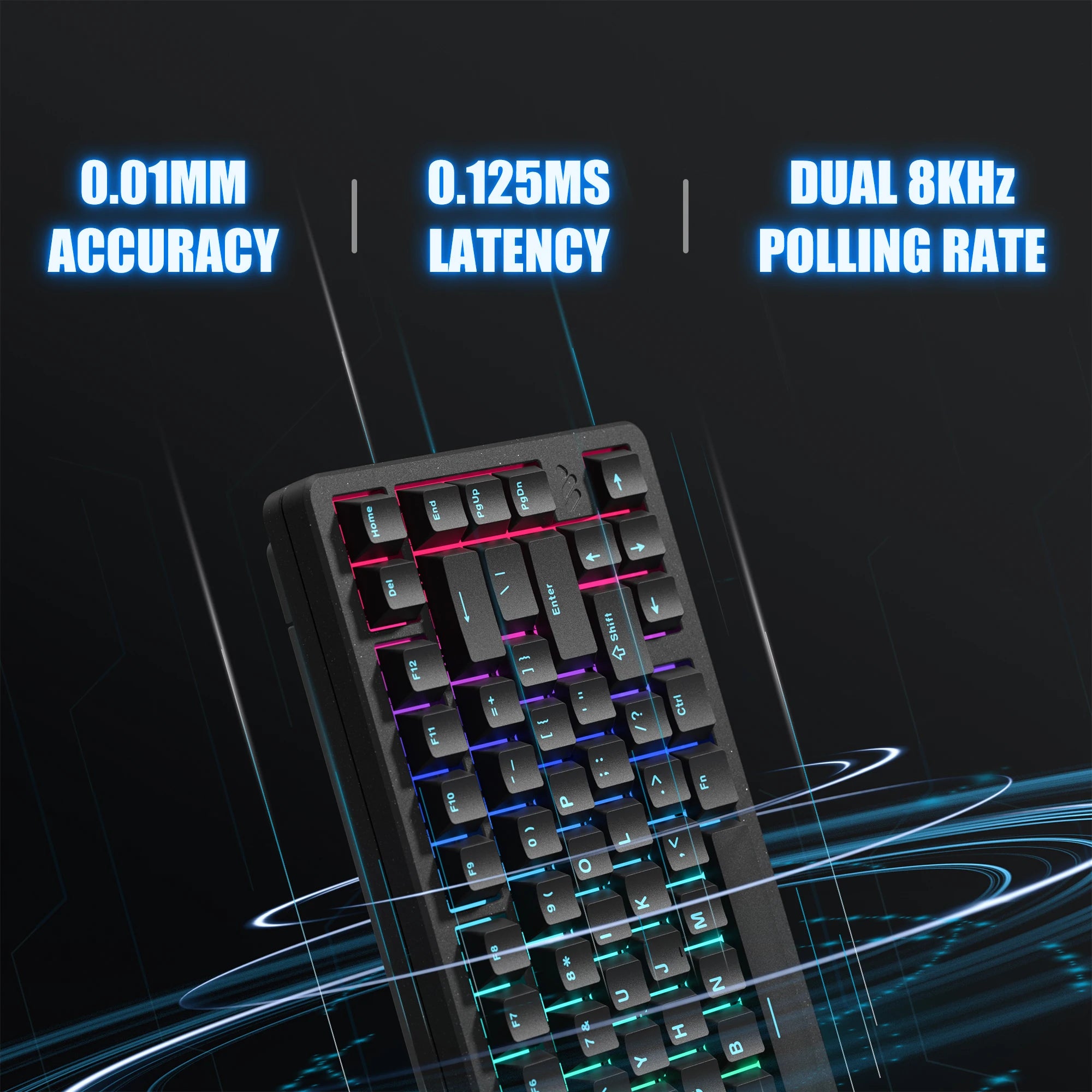 Womier SK75 TMR 75% Wireless Magnetic Mechanical Keyboard Tri-Mode Bluetooth/2.4G/USB-C Hot-Swap Rapid Trigger Aluminum Keyboard